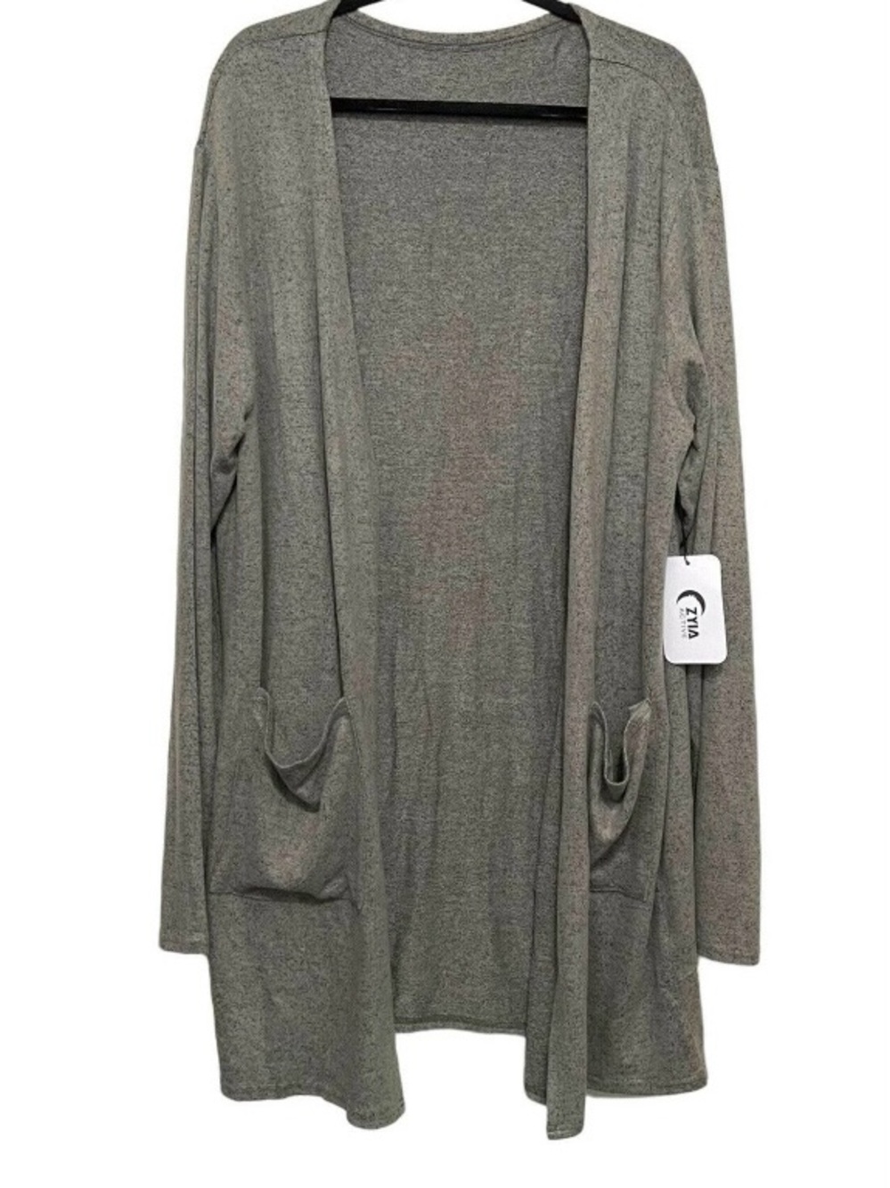 ZYIA Army Green Lounge Boyfriend Cardigan | XS | NWT - Picture 6 of 7